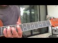 How to play the F chord guitar…easy version