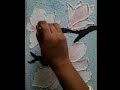 How to making wallputty flowes.White cement craft. Wallputty artwork craft.Home decoration ideas.