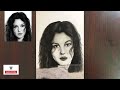 Monica Bellucci Pencil Drawing | Portrait | Time-lapse Video