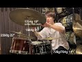 K Zildjian Istanbul Old Stamp type IIIa(1950-53) setup played by Hayato Yamazaki