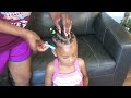 Black Toddler Girl Hairstyle for Short Natural Hair