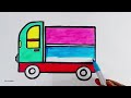 How to draw a Truck step by step | Truck drawing for kids | easy drawing for kids