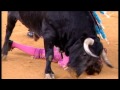 Bull Fighter Gored (Horn through Face) Oct 2011