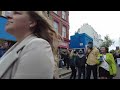 [LONDON] Eccentric PORTOBELLO MARKET weekend crowds 🇬🇧 4k HDR  -  June 2024