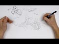 How To Draw Graffiti Letters Wild Style - Advanced Tutorial Alphabet