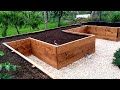 Beautiful DIY Raised Garden Bed Build  -  How to Build a RAISED BED  ,Backyard Gardening
