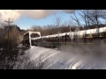 Conway Scenic Railroad Steam in the Snow 2014