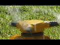 water sprinkler with bird sounds