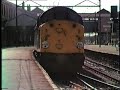 A sunny Sunday in June 1983 with Class 40s 40029 and 40099 at Guide Bridge.