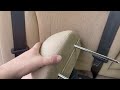 How to remove the headrest on a 2013 Hyundai Sonata