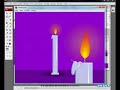 Adobe Flash Tutorial - Animate Candle Light with Flash