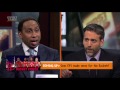 Stephen A. Blames Phil Jackson For Kristaps Porzingis Trade Rumors | First Take | June 22, 2017