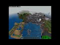 Minecraft village vs carpet bomber!