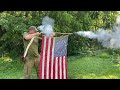 Brown Bess musket on the 4th of July