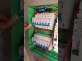 Final works on the electricity distribution panel