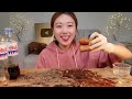 ASMR 소스폭포 양념치킨 후라이드치킨 리얼먹방 :) seasoned spicy chicken, Fried chicken MUKBANG