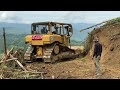 Bulldozer D6R XL The Right Solution for Palm Terrace Formation in the Mountains