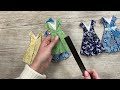 Wardrobe Box Card with Pretty Origami Dresses! 👗