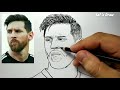 ASMR drawing Lionel Messi / how to draw lionel messi from Barcelona football club