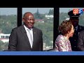 Raila alongside other Presidents arriving at Ramaphosa inauguration, Rigathi looked Lost & Confused