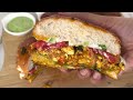 Just 10 Minutes Tawa Masala Paneer Burger Without Tikki | Masala Burger | Street Style Tawa Burger