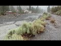 'That Is Crazy': Locals Watch as Mudflow Surges Through California Canyon -- Storyful