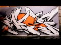 graffiti Can control small piece #8 - Mess by Pensil - fading with the final