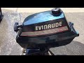 1989 3hp Evinrude outboard
