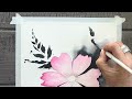 Artistic Simplicity: Painting a STRIKING Flower with Just TWO Colors!! Beginner Friendly Watercolor!