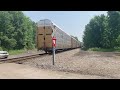 Norfolk Southern Mixed Freight Conneaut Ohio. June 28, 2024.