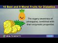 10 Fruits You Should Be Eating And 9 You Shouldn’t If You Are Diabetic !