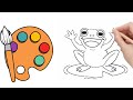 Hop To It! Draw A Frog With Pencil And Imagination।।