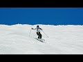 Dust on Crust moguls and dolphin turn skiing