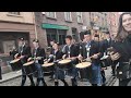Sunday in Dublin, Ireland. A video of a marching band.