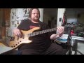 Genesis - No Reply At All - Bass cover on Warmoth bass with Status bass carbon fiber neck.
