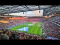 Flowers of Scotland against Switzerland in Cologne