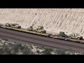 4K - Heavy BNSF and Union Pacific Freight Trains at the Cajon Pass Summit - Military Train Included!