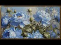 Vintage Blue Peonies Painting| Wooden Frame TV Art | 2 Hrs | No Music | Classic Elegance for Home |