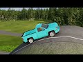 Cars vs Oversized Speed Bump, Log Trap and Giant Bulge ▶️ BeamNG Drive