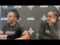 Las Vegas Aces STARS Chelsea Gray and Tiffany Hayes GUSH over playing ALONGSIDE one another