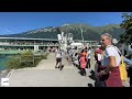 Most beautiful boat trip on Lake Brienz Bernese Oberland Switzerland