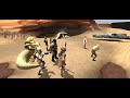 does the Rancor(Jabba) kill... scarif rebel pathfinder?