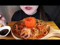 ASMR 매콤한 아구찜 AGUJJIM 날치알이랑 순삭 Spicy Braised Monkfish 콩나물 아삭함의절정 Frying fish roes [4K]