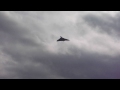 Vulcan XH558 last flight 2014 from Doncaster cold war tour steep banking