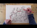 Kids Rule! St George and the Dragon draw-along art tutorial