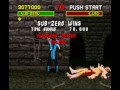Mortal Kombat 1 Super Nintendo SNES Very Hard Playthrough Sub-Zero