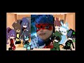 🐱🖤past miraculous holders react to the present holders ❤🐞