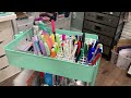 Organize my craft cart with me - Make it work for you