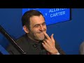21a partida - Ronnie O'Sullivan x Ali Carter - Snooker World Championship 2018 - Legendado PT-BR