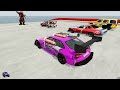 High Speed Random Car Jumps Crashes Fails Rollovers - Gameplay #beamngdrive